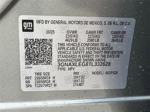 New 2026 Chevrolet Equinox RS image 19