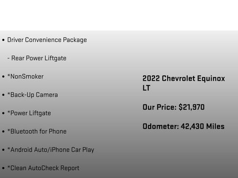 Used 2022 Chevrolet Equinox LT AWD/4WD image 18