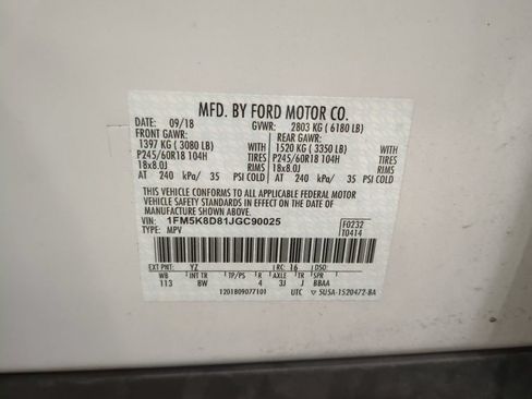 Used 2018 Ford Explorer XLT w/ Equipment Group 201A AWD/4WD image 18