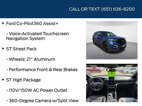 Used 2022 Ford Explorer ST w/ Equipment Group 401A AWD/4WD image 15