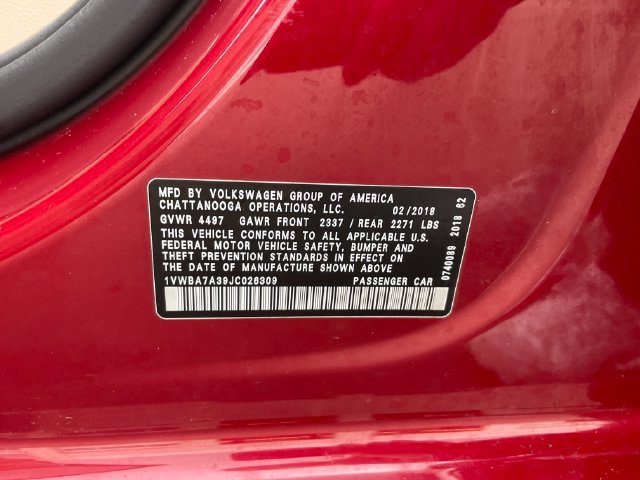 Used 2018 Volkswagen Passat 2.0T SE w/ SE Lighting Package FWD image 26
