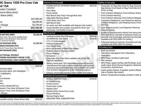 New 2026 GMC Sierra 1500 Pro w/ Graphite Edition AWD/4WD image 19