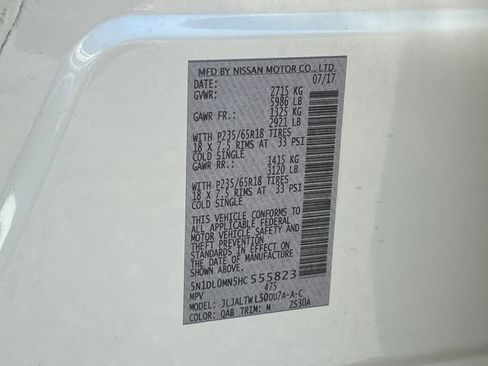 Used 2017 INFINITI QX60 FWD w/ Premium Plus Package image 38