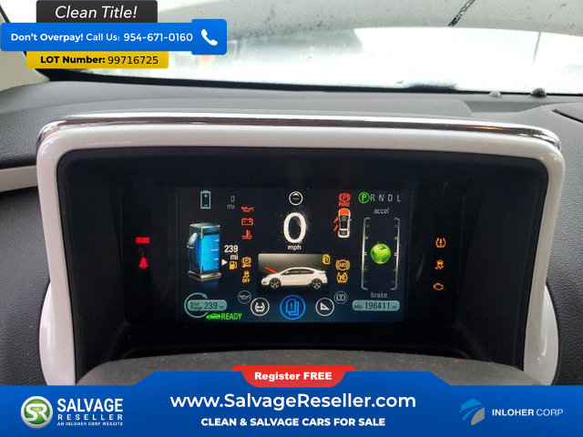 Used 2012 Chevrolet Volt Premium w/ Premium Trim Package FWD image 12