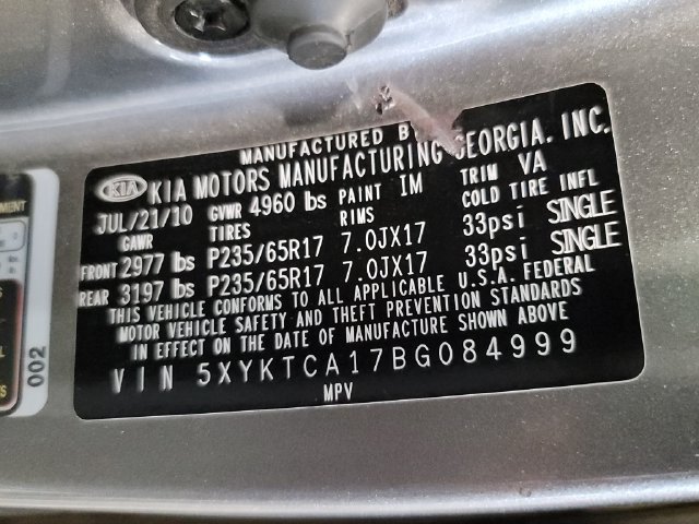 Used 2011 Kia Sorento LX w/ Convenience Pkg AWD/4WD image 33