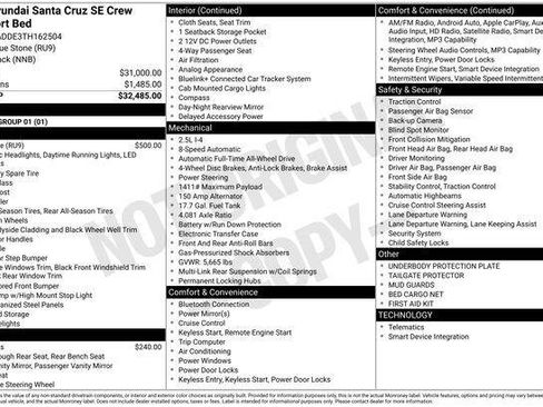 New 2026 Hyundai Santa Cruz SE image 4