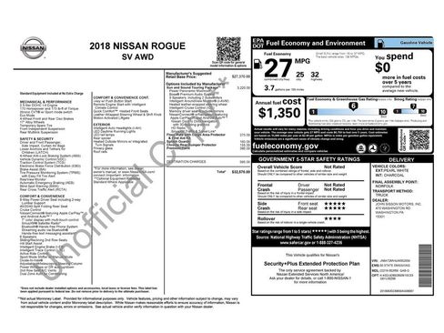 Used 2018 Nissan Rogue SV w/ Sun & Sound Touring Package image 6