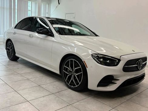 Used 2022 Mercedes-Benz E 350 Sedan w/ AMG Line Exterior image 1