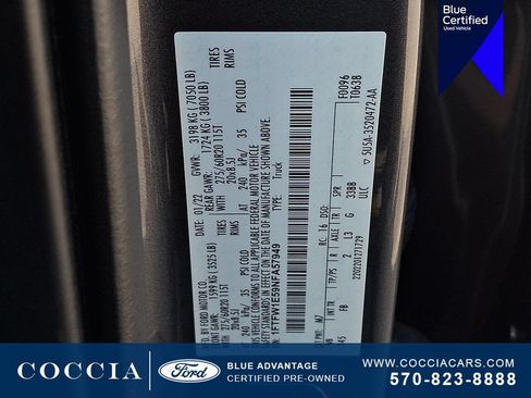 Used 2022 Ford F150 XLT w/ Equipment Group 302A High AWD/4WD image 26