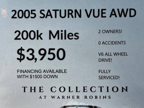 Used 2005 Saturn Vue AWD V6 w/ Safe & Sound Pkg image 2