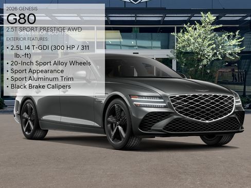 New 2026 Genesis G80 2.5T Sport Prestige AWD/4WD image 3