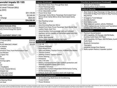 Used 2009 Chevrolet Impala SS w/ Convenience Package