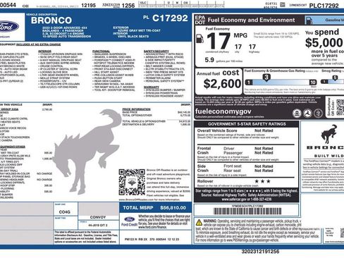 Used 2023 Ford Bronco Badlands AWD/4WD image 7