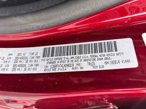 Used 2020 RAM 1500 Limited AWD/4WD image 16