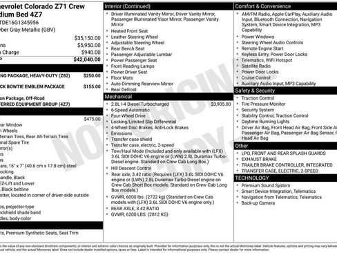 Certified 2016 Chevrolet Colorado Z71 image 5