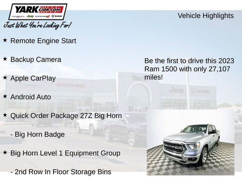 Certified 2023 RAM 1500 Big Horn AWD/4WD image 13