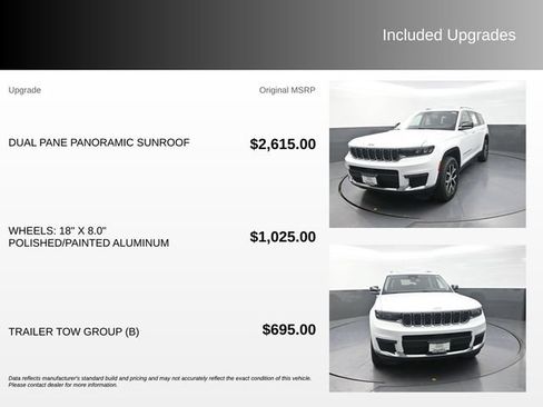 Used 2023 Jeep Grand Cherokee L Limited w/ Trailer Tow Group (B) AWD/4WD image 4