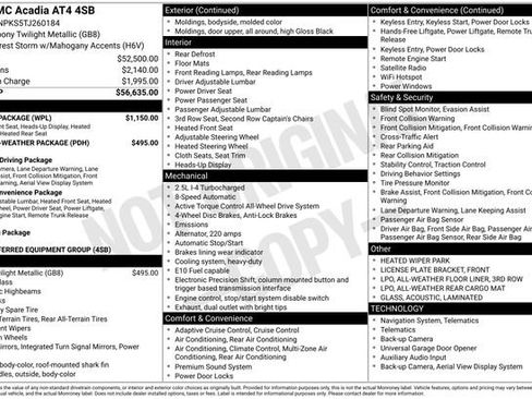 New 2026 GMC Acadia AT4 w/ Luxury Package AWD/4WD image 27
