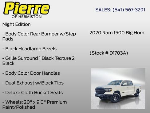 Used 2020 RAM 1500 Big Horn AWD/4WD image 36