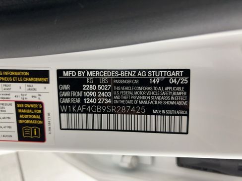 Certified 2025 Mercedes-Benz C 300 Sedan image 18