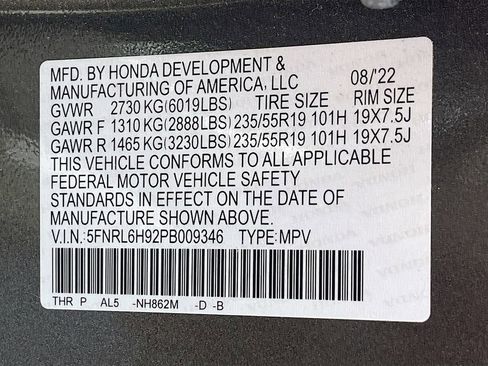 Used 2023 Honda Odyssey Elite image 36