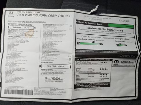 Used 2024 RAM 2500 Big Horn w/ Night Edition image 43