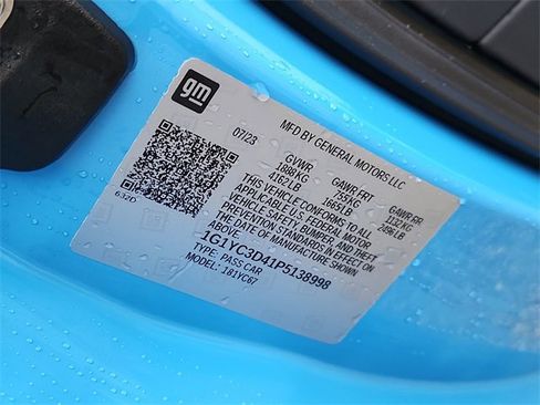 Certified 2023 Chevrolet Corvette Stingray Premium Conv w/ Z51 Performance Package image 31