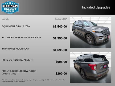 Used 2023 Ford Explorer XLT w/ Equipment Group 202A RWD image 3