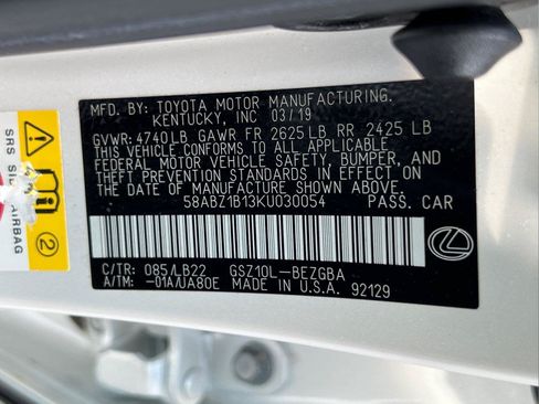 Used 2019 Lexus ES 350 w/ Accessory Package 2 FWD image 35