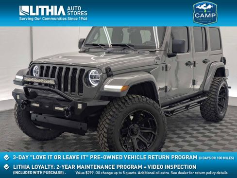 Used 2020 Jeep Wrangler Unlimited Sahara AWD/4WD image 1