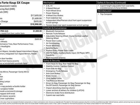 Used 2010 Kia Forte Koup SX w/ Leather Pkg FWD image 5
