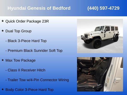 Used 2015 Jeep Wrangler Unlimited Rubicon w/ Dual Top Group AWD/4WD image 7