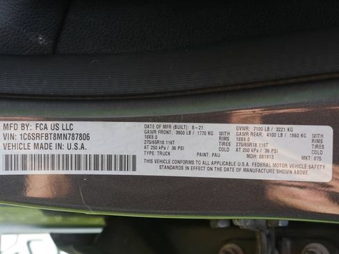 Used 2021 RAM 1500 Big Horn AWD/4WD image 8