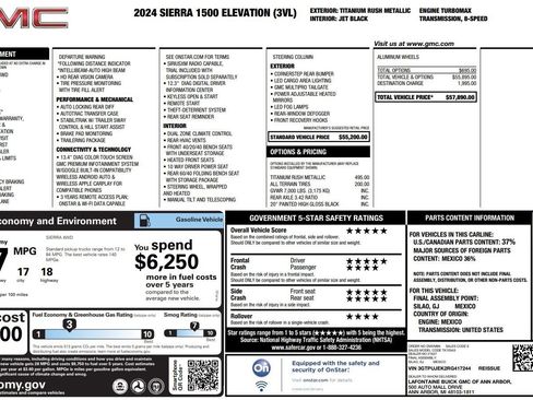 Used 2024 GMC Sierra 1500 Elevation AWD/4WD image 38