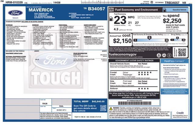 New 2026 Ford Maverick Tremor AWD/4WD image 25