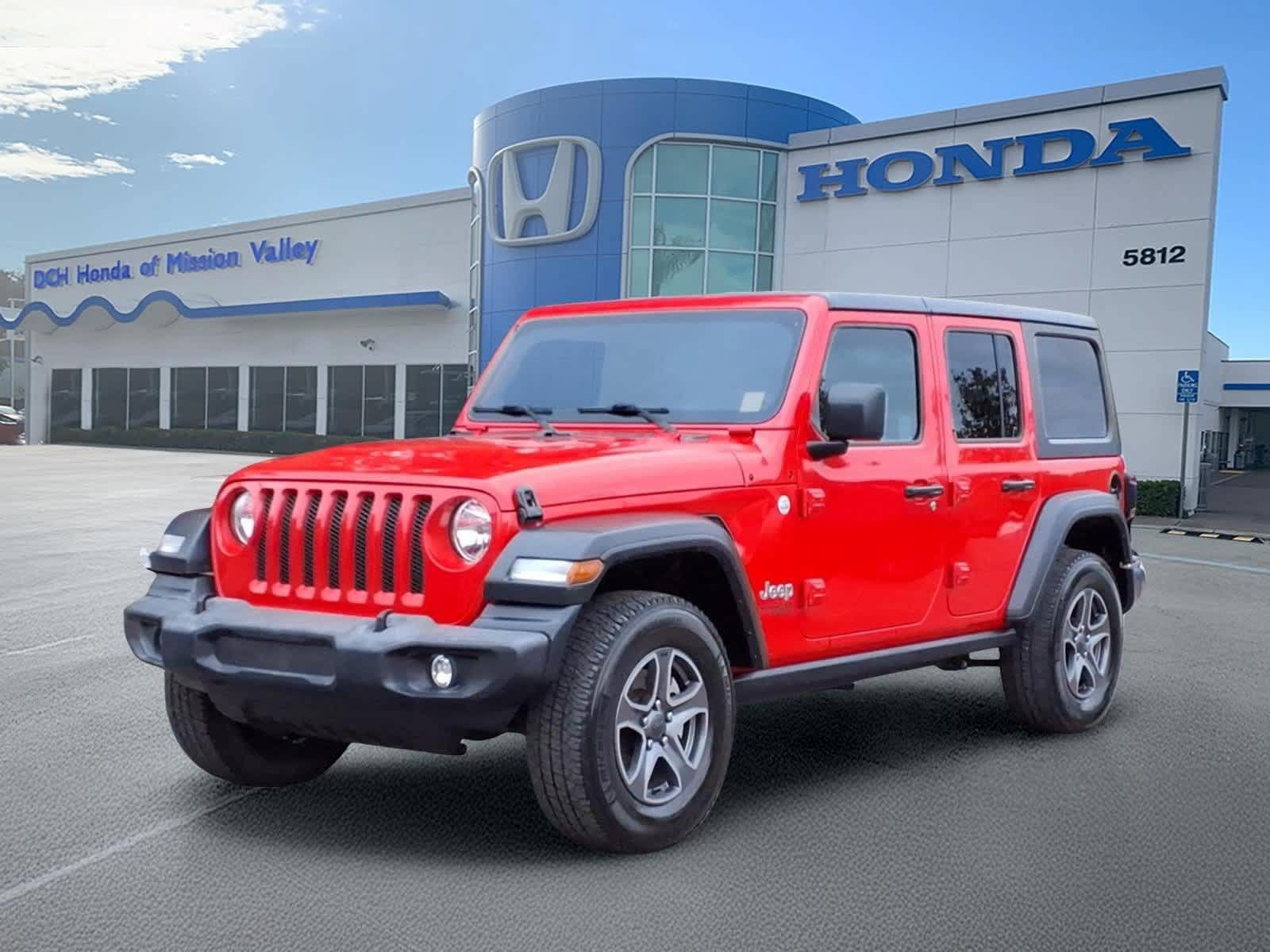 Used 2019 Jeep Wrangler Unlimited Sport S AWD/4WD image 1