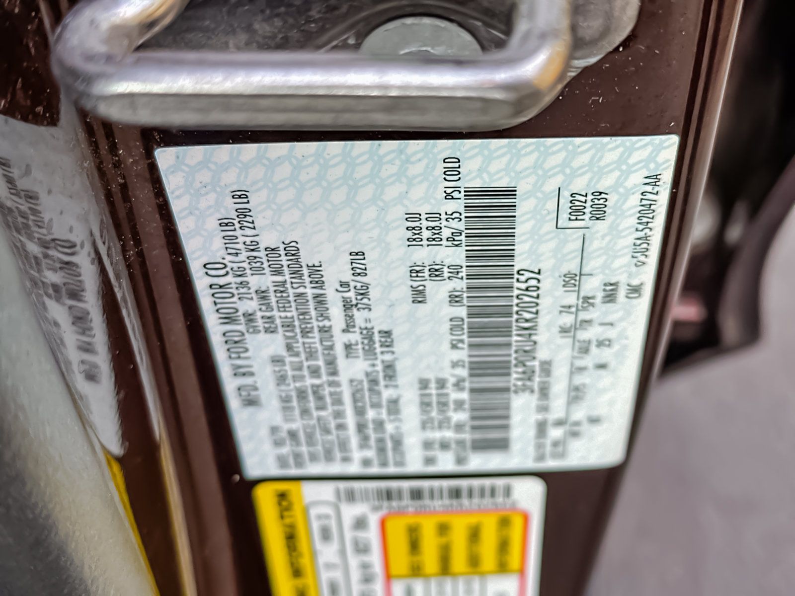 Used 2019 Ford Fusion Titanium FWD image 28