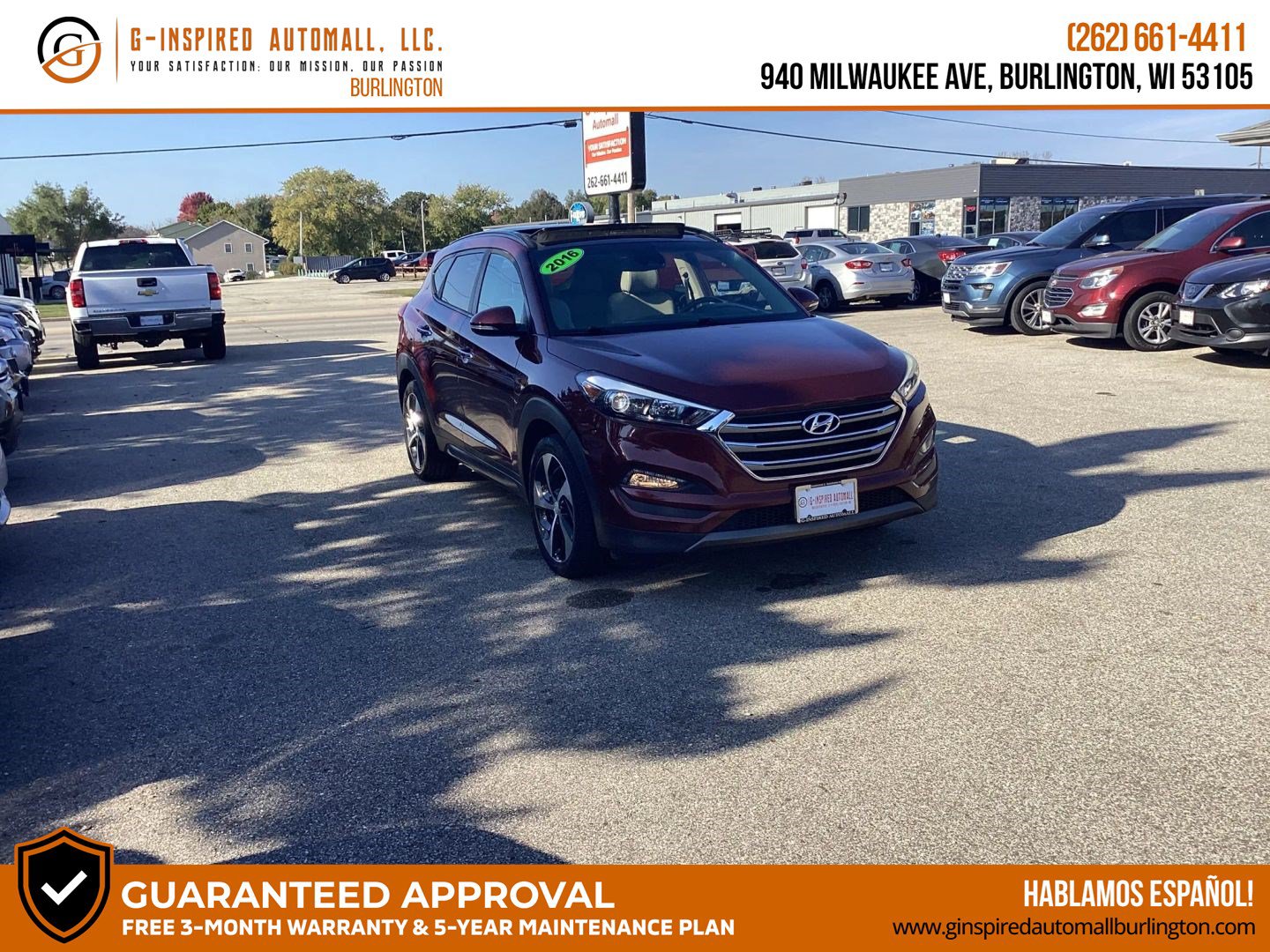 Used 2016 Hyundai Tucson Limited w/ Option Group 03 AWD/4WD image 1