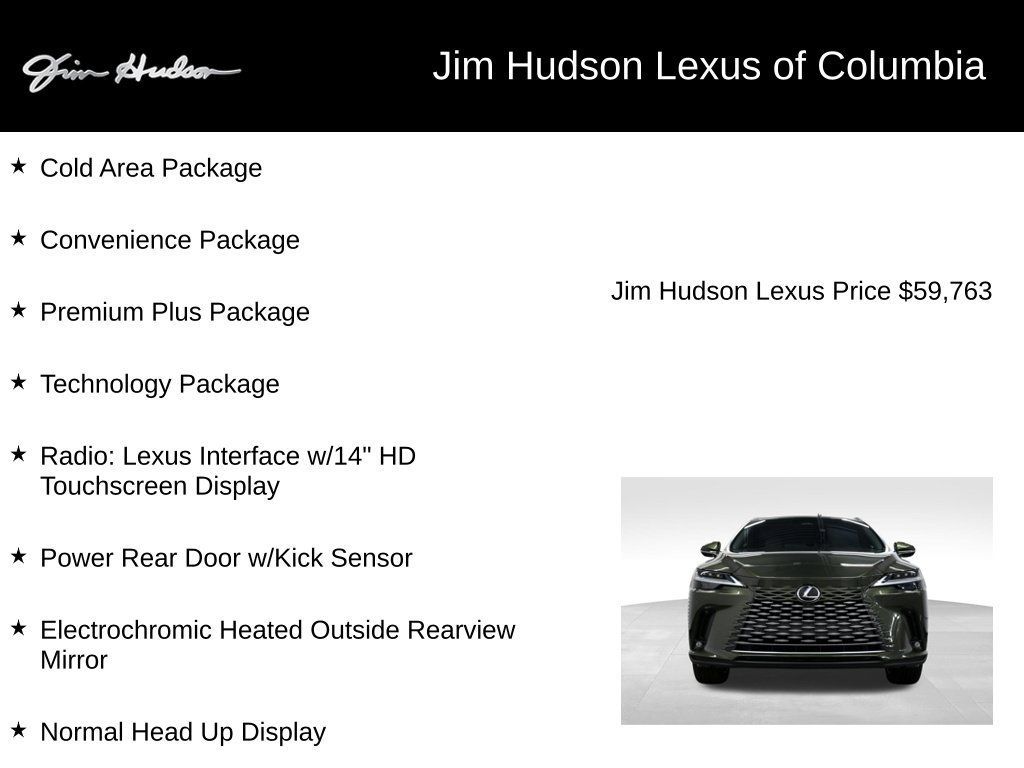 Used 2024 Lexus RX 350 Premium Plus w/ Convenience Package FWD image 3