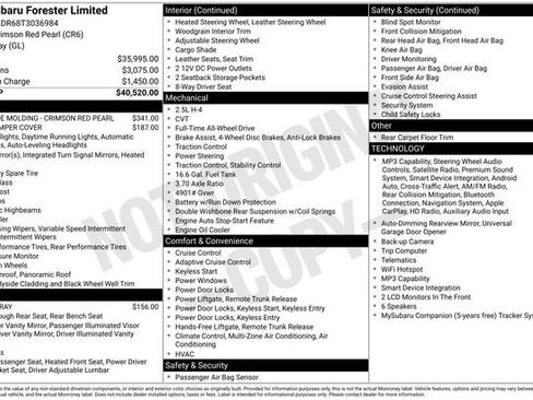 Used 2026 Subaru Forester Limited AWD/4WD image 20