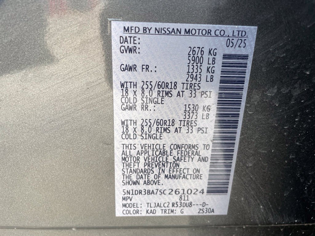 Certified 2025 Nissan Pathfinder SV FWD image 19