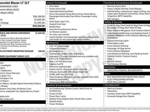 Used 2022 Chevrolet Blazer LT image 3