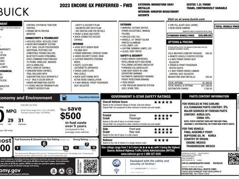 Used 2023 Buick Encore GX Preferred w/ Cold Weather Comfort Package FWD image 38