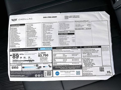 New 2026 Cadillac Lyriq Luxury AWD/4WD image 14
