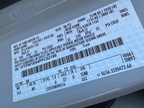 Used 2023 Ford F150 XLT AWD/4WD image 24