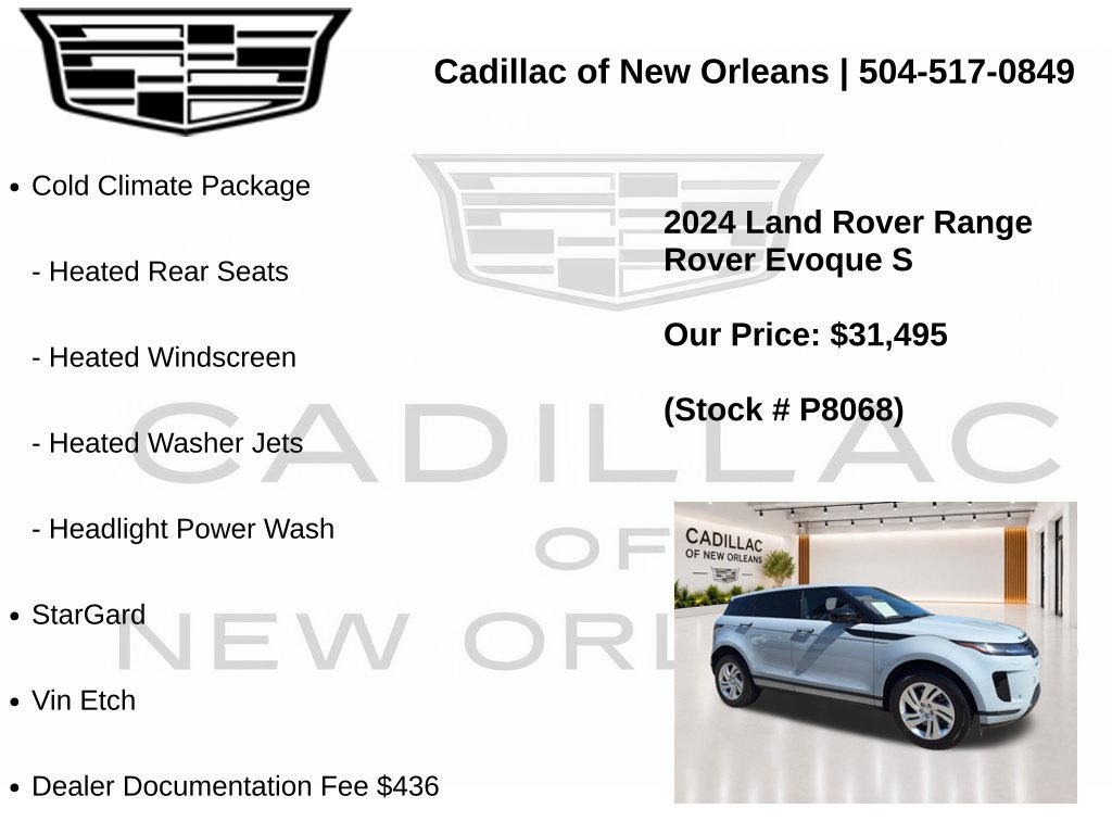 Used 2024 Land Rover Range Rover Evoque S AWD/4WD image 7