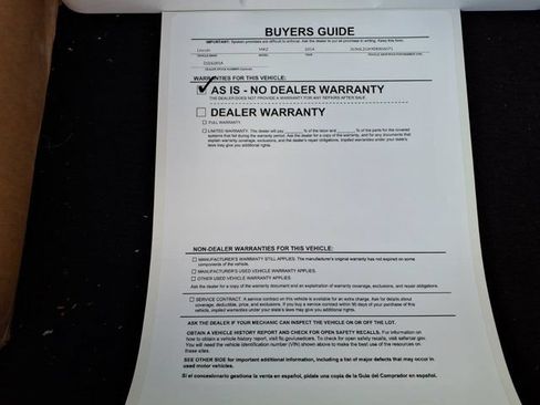 Used 2014 Lincoln MKZ w/ Equipment Group 102A Reserve FWD image 34