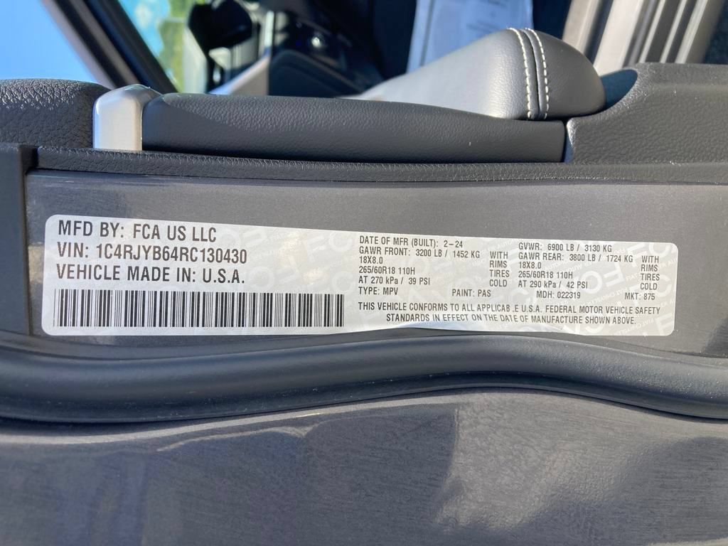 New 2024 Jeep Grand Cherokee Limited 4xe AWD/4WD image 28