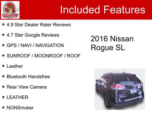 Used 2016 Nissan Rogue SL w/ SL Premium Package FWD image 5