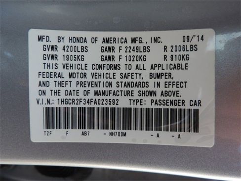 Used 2015 Honda Accord LX image 11